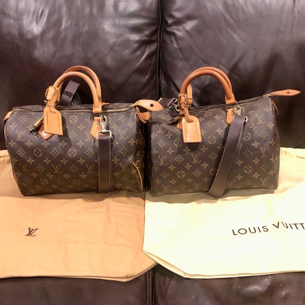 LOUIS VUITTON Monogram Speedy 30 Top Handle Boston Travel Day Bag 891FC - Picture 17 of 17
